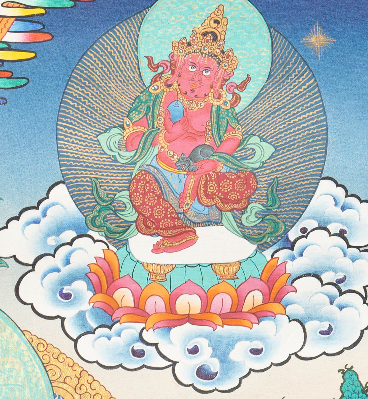 Zambala Thangka Painting - Sacred Painting 
