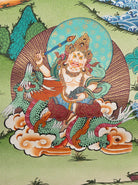 Zambala Thangka Painting - Sacred Painting 