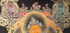 Zambala Deity Thangka - Sacred Wall Hanging Decor