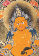 Zambala Deity Thangka - Sacred Wall Hanging Decor