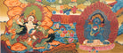 Hand-Painted Zambala Thangka - Sacred Tibetan Art
