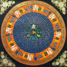 Mantra Mandala Thangka Painting - Sacred Tibetan Art