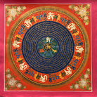 Mantra Mandala Thangka Painting - Handpainted Art