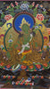 Green Tara Thangka Painting