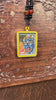 Mahakala Ghau Thangka locket with hand-painted wrathful protector deity artwork inside traditional Himalayan amulet Nepal