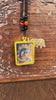 Mahakala Ghau Thangka locket with hand-painted fierce protector deity artwork inside traditional Himalayan amulet Nepal