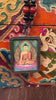 Shakyamuni Buddha Miniature Thangka locket with hand-painted Buddha artwork inside traditional Himalayan amulet Nepal