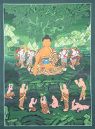 Shakyamuni Buddha Thangka for knowledge and enlightment. 