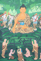 Shakyamuni Buddha Thangka for knowledge and enlightment.