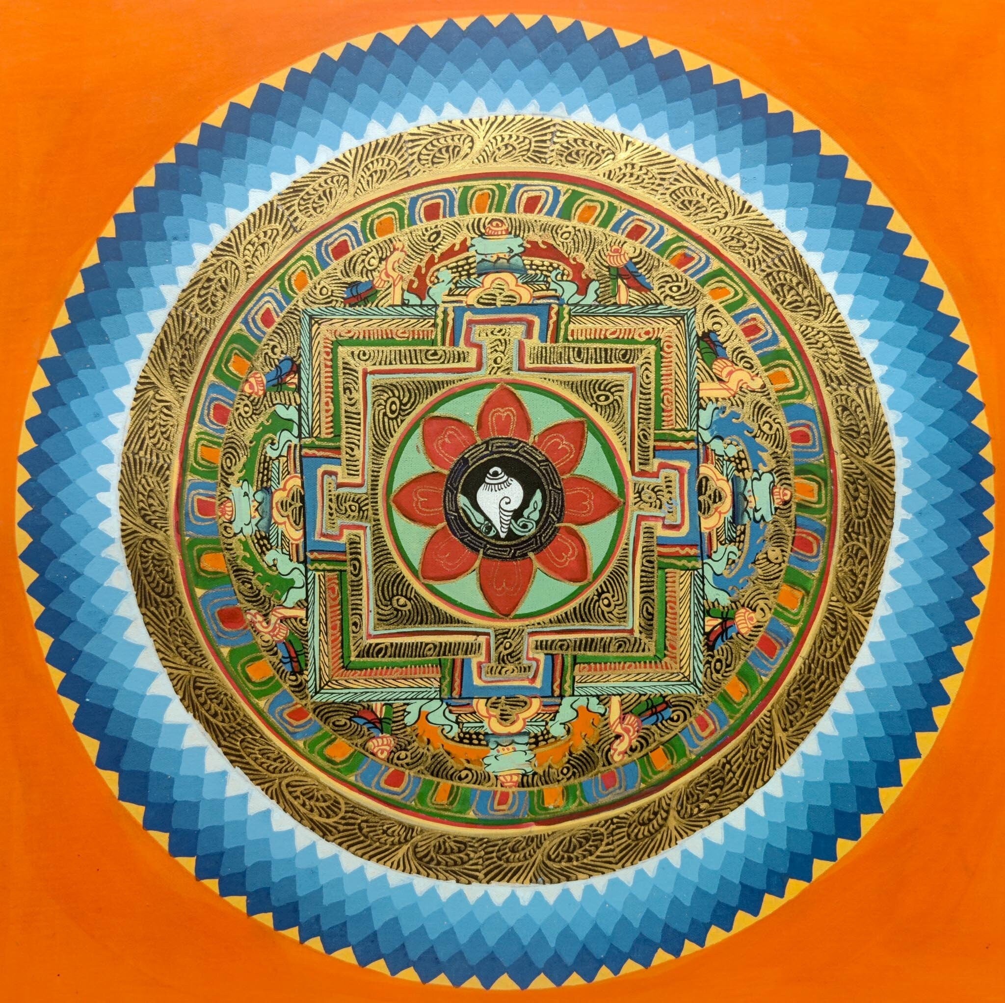 Spiritual Mandala - Lucky Thanka