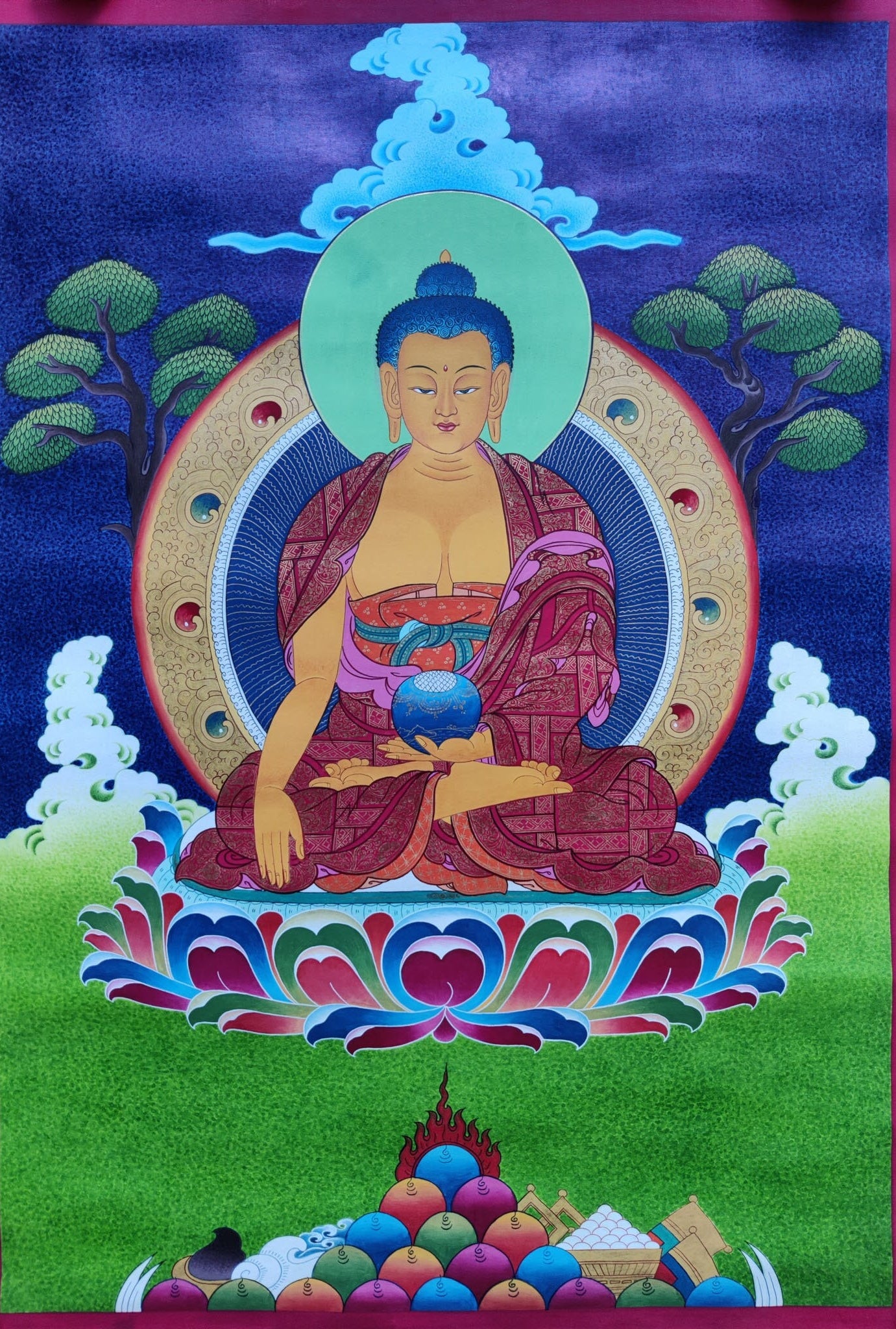 Shakyamuni Buddha Art - Lucky Thanka