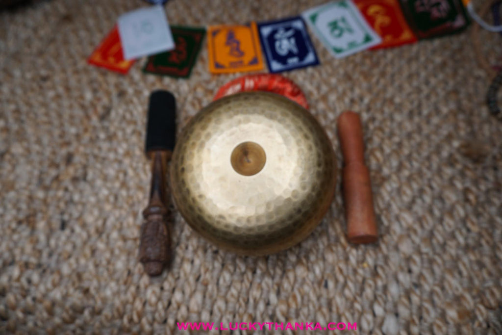 Golden Lingham Singing Bowl | Small Size - Lucky Thanka