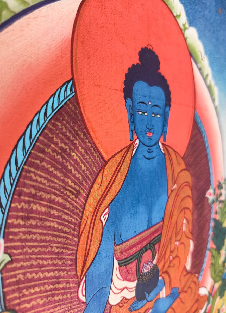 Bhaisajyaguru, Medicine Buddha - Lucky Thanka