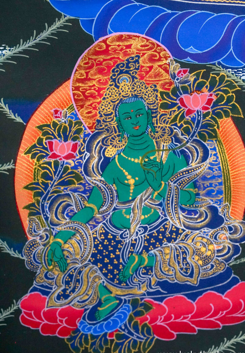 Beautiful Vajrasattva Thangka Painting | Buy Authentic Thangka - Lucky Thanka