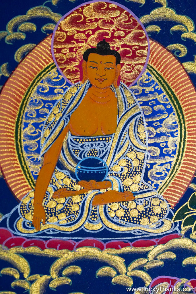 Beautiful Vajrasattva Thangka Painting | Buy Authentic Thangka - Lucky Thanka