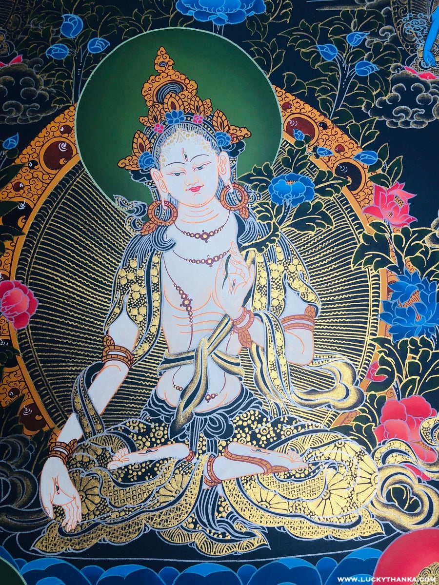 Special White Tara Mandala Thangka - Lucky Thanka