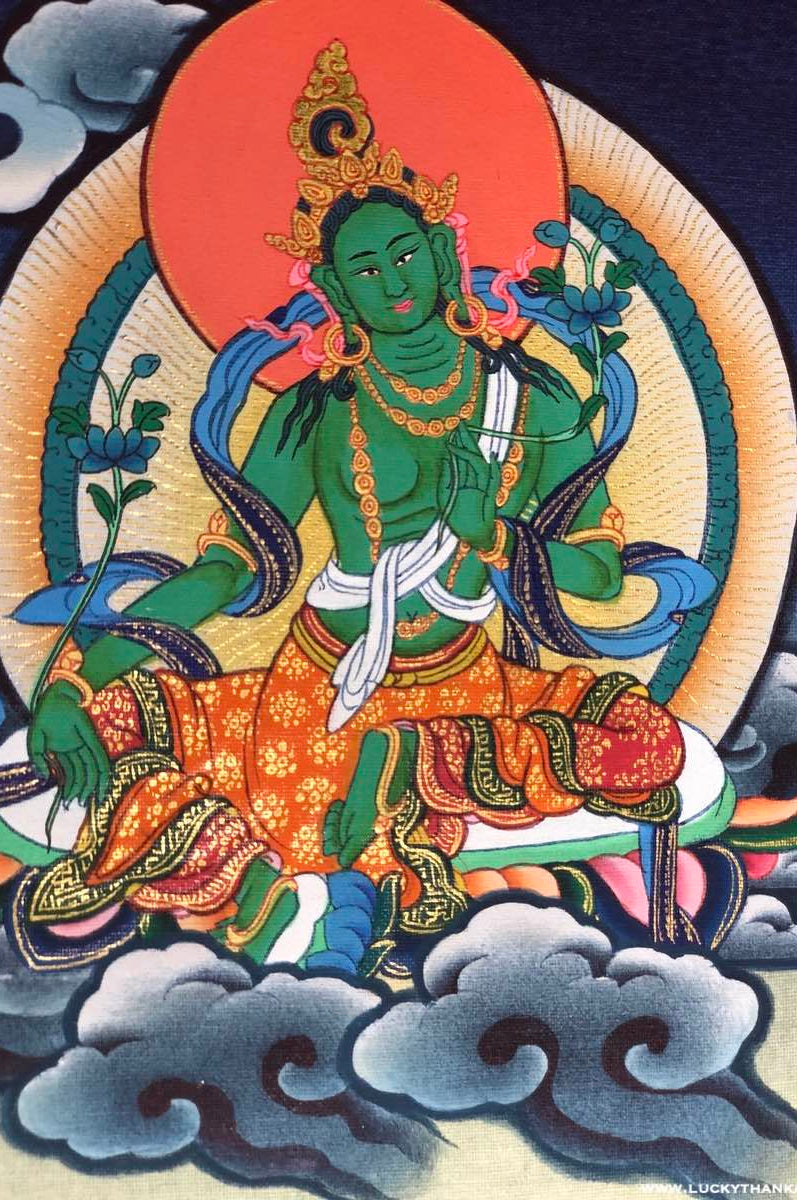 Avalokiteshvara Thangka painting | Sale - Lucky Thanka