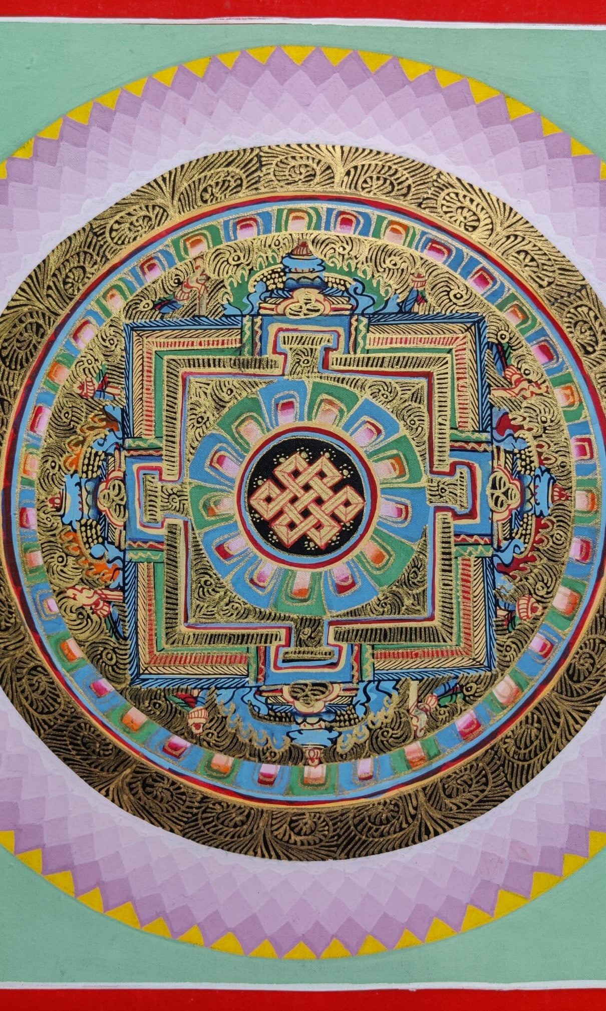 Good Luck Tibetan Mandala - Lucky Thanka