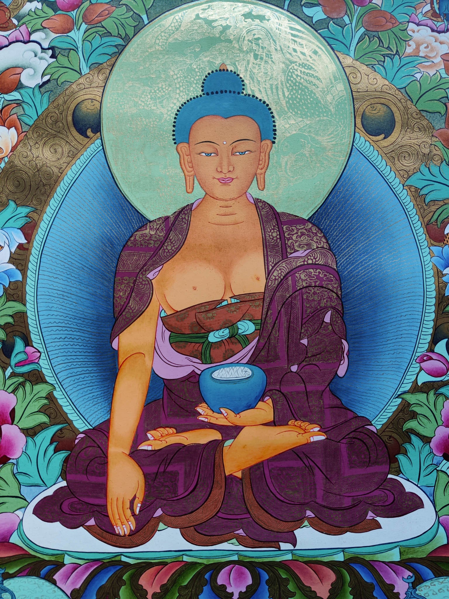 High Quality Shakyamuni Buddha Thangka - Lucky Thanka