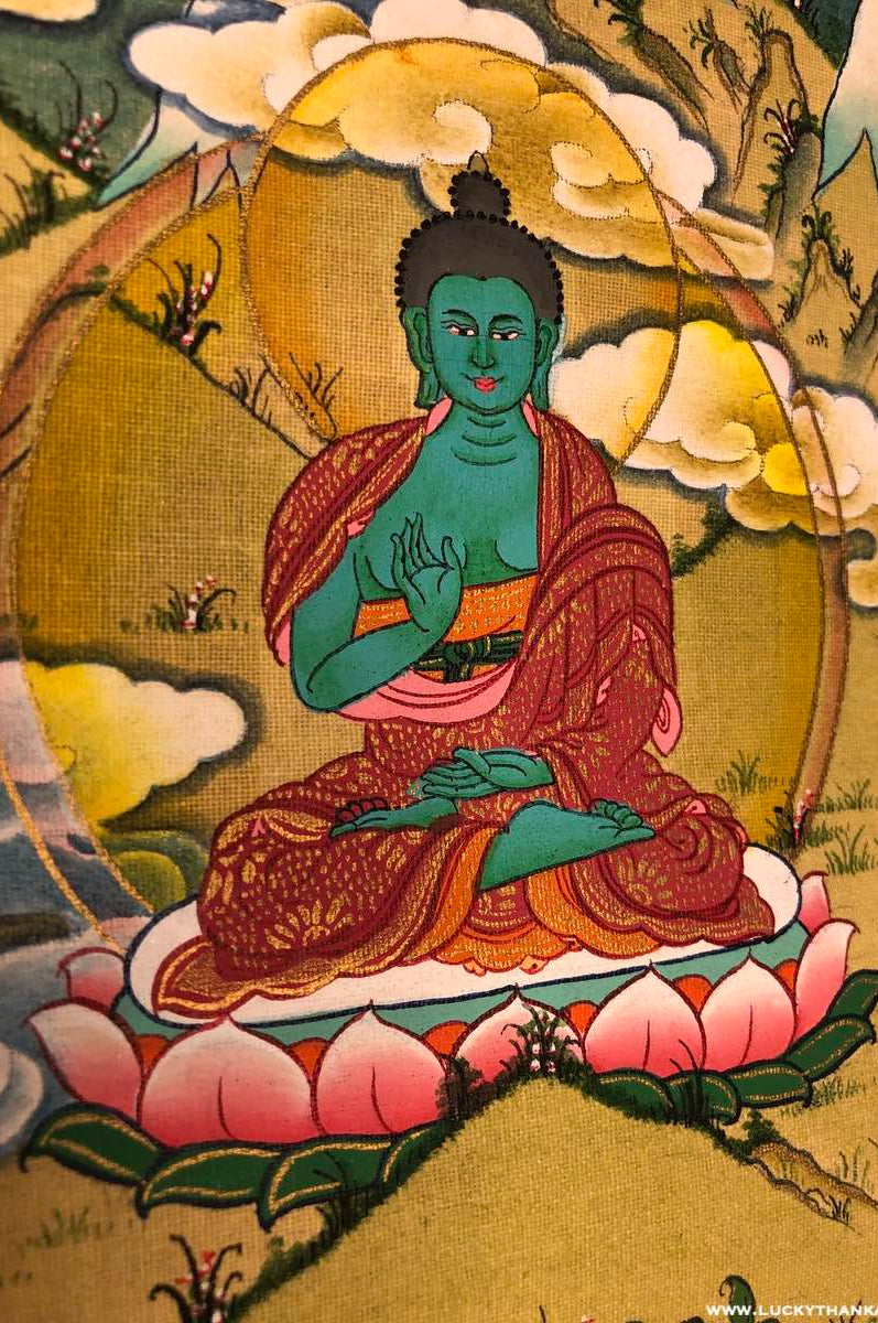 High Quality Large Size Avalokiteshvara Tibetan Thangka - Lucky Thanka
