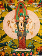 High Quality Large Size Avalokiteshvara Tibetan Thangka - Lucky Thanka