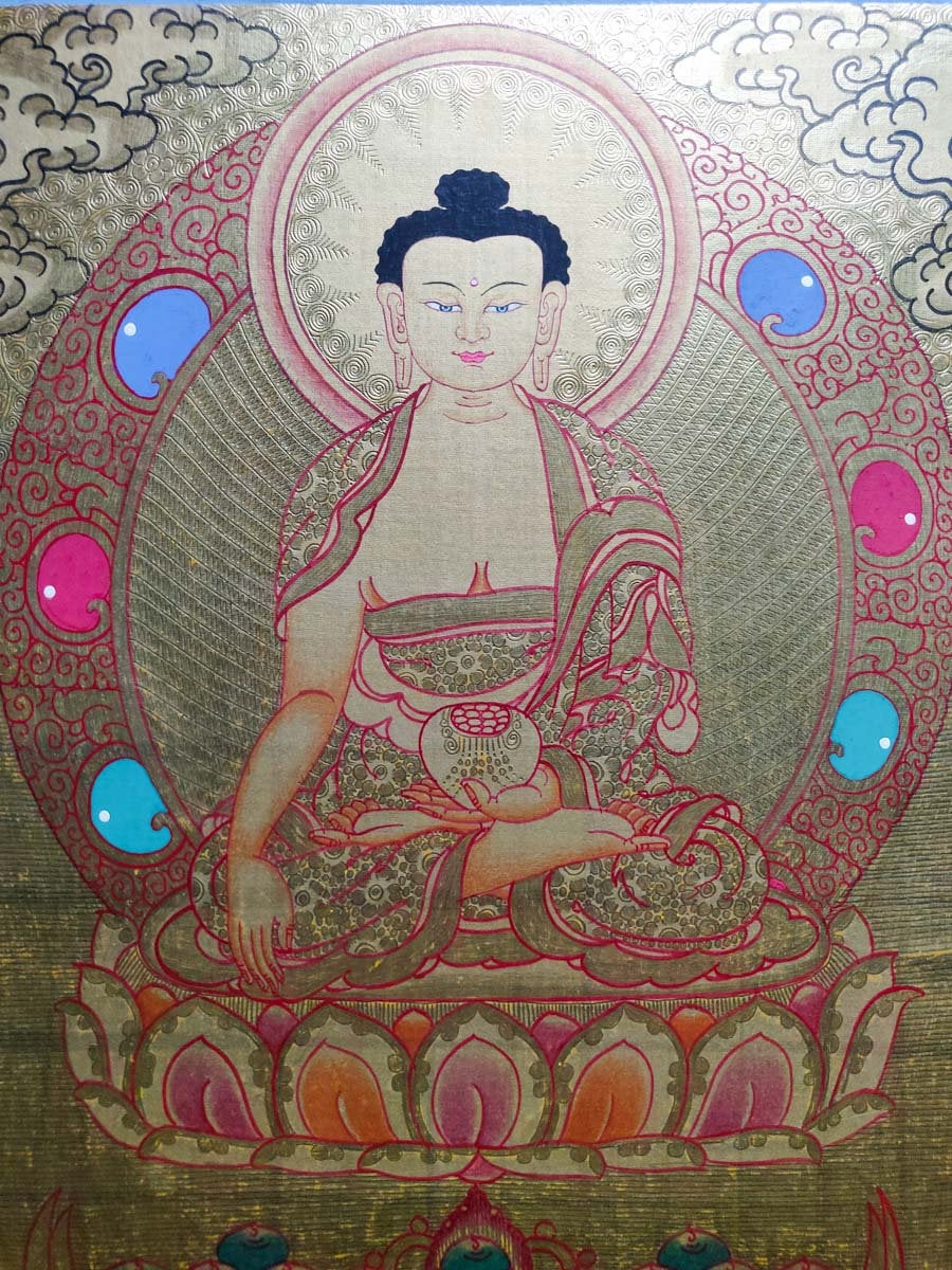Historical Buddha Shakyamuni - Lucky Thanka
