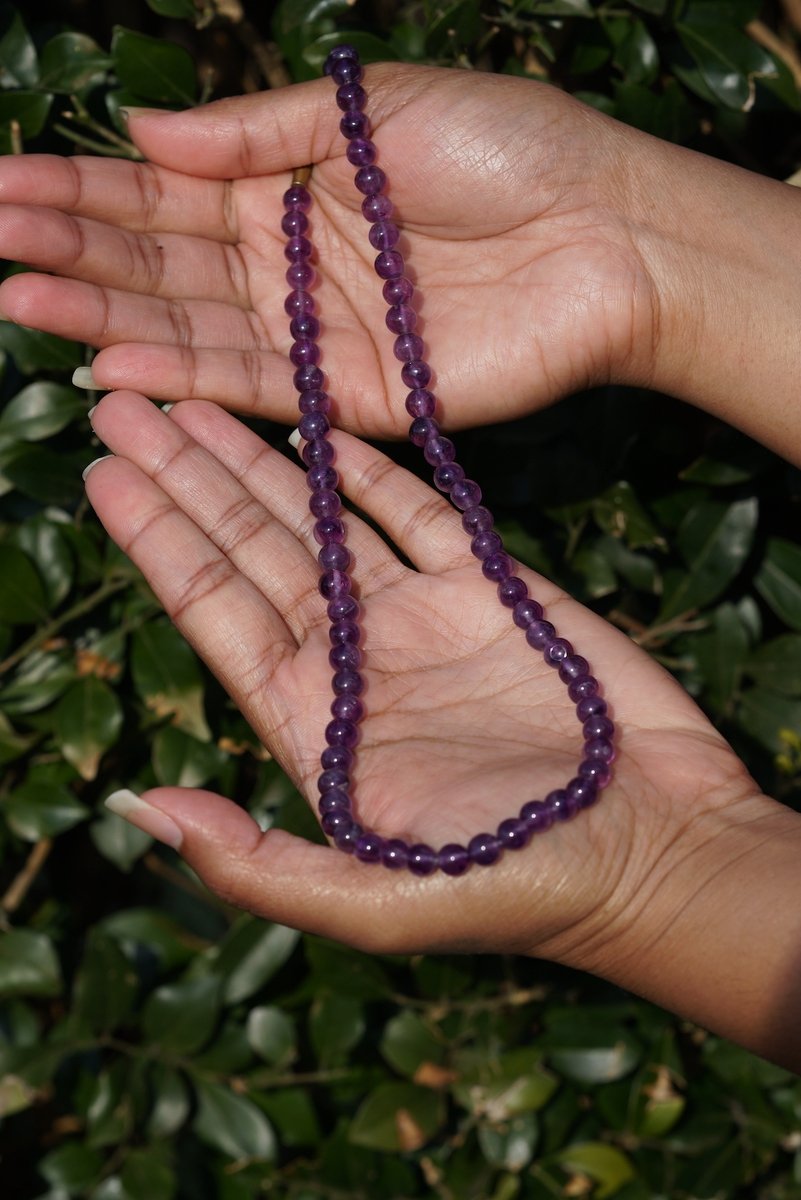 Amethyst handmade Necklace - Lucky Thanka