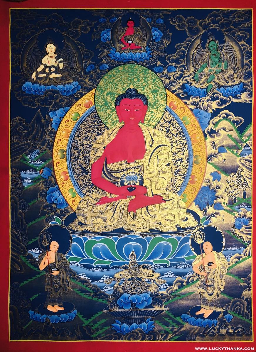 Namo Amitabho Thangka from Nepal – Lucky Thanka