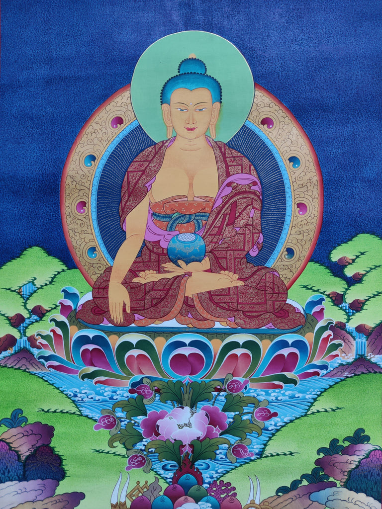 Shakyamuni Buddha Painting - Lucky Thanka