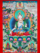 White Tara - Amitabha Pure Land - Lucky Thanka