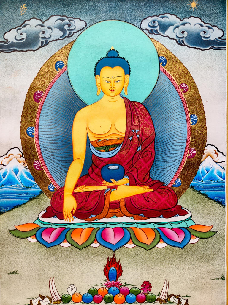 Shakyamuni Buddha  Wall Hanging Arts - Lucky Thanka