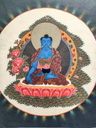 Paradise of Medicine Buddha - Lucky Thanka