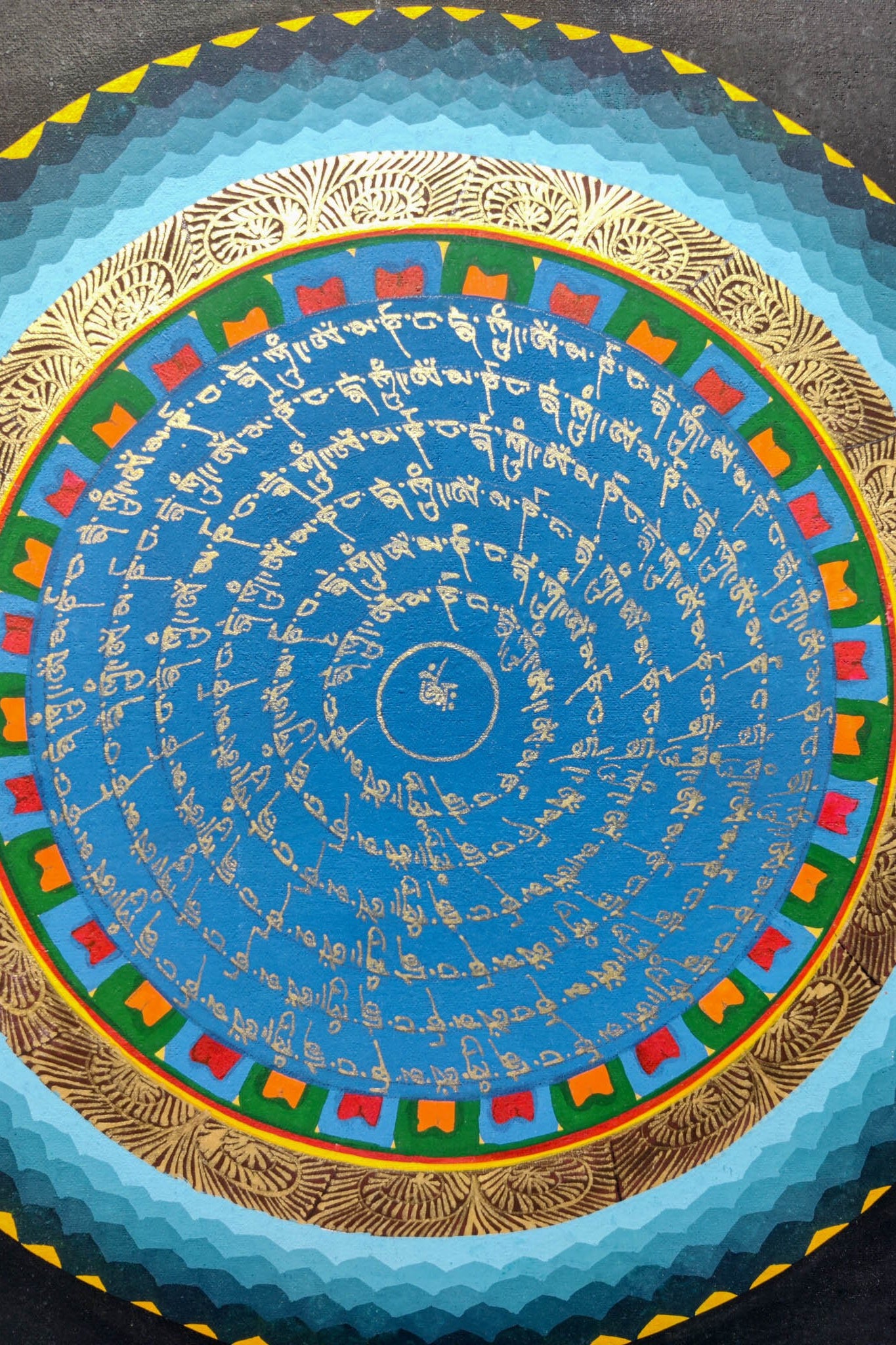 OM Mantra Mandala - Lucky Thanka