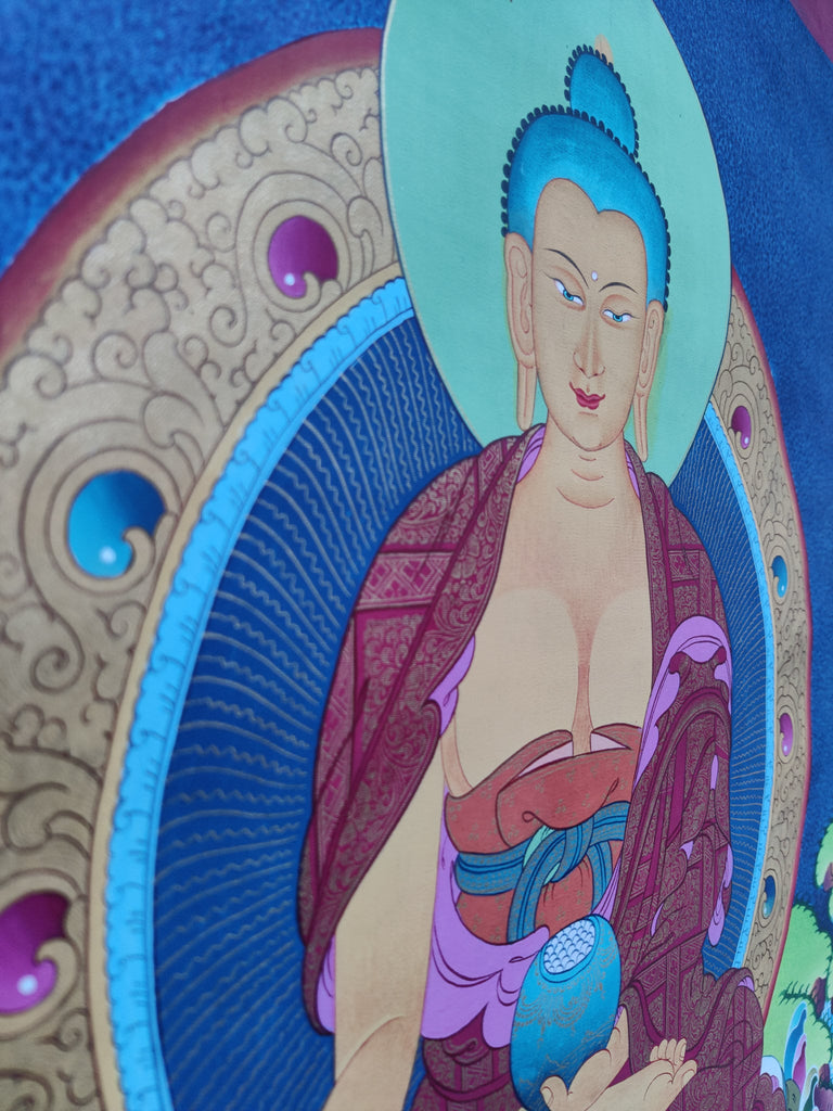 Shakyamuni Buddha Painting - Lucky Thanka