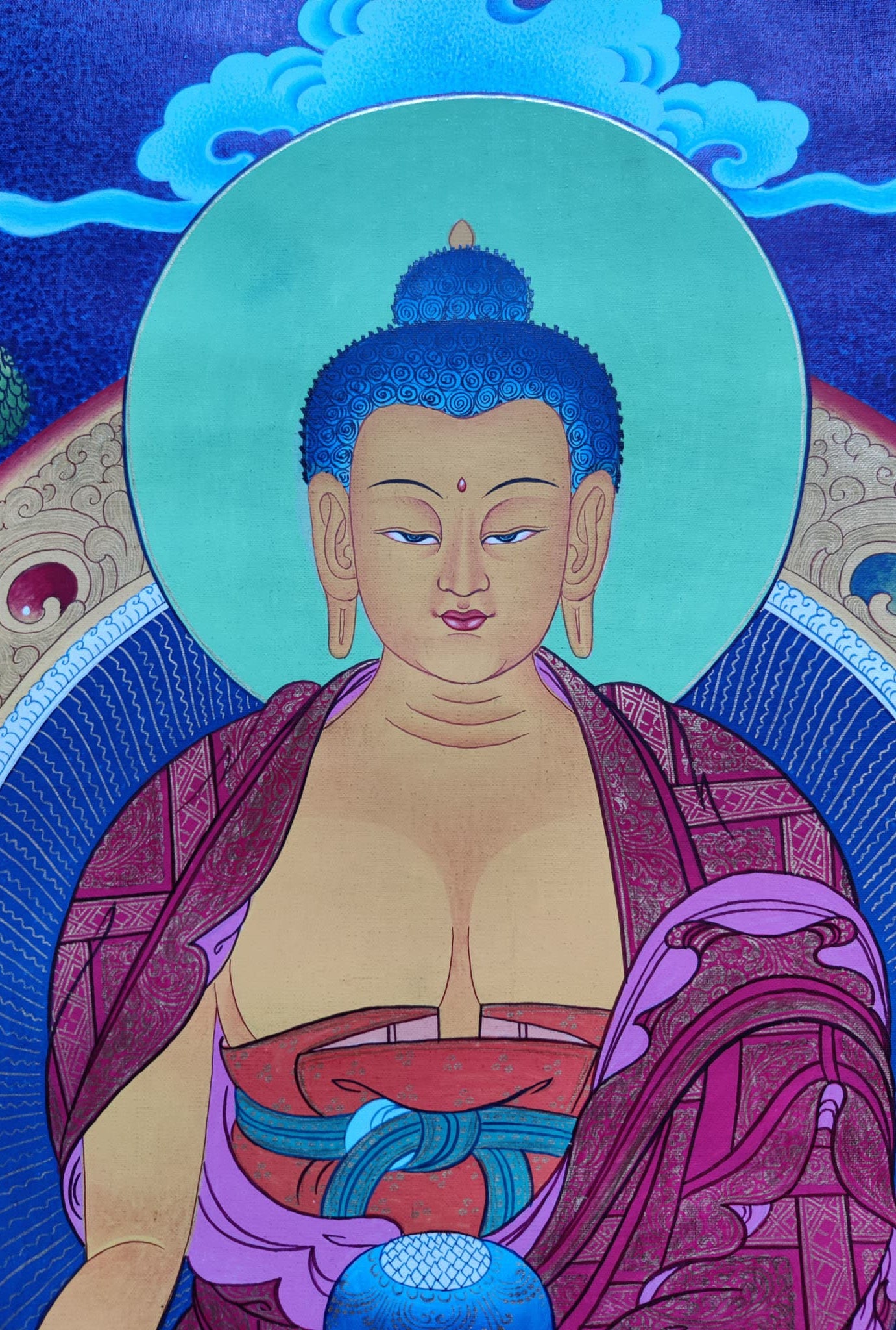Shakyamuni Buddha Art - Lucky Thanka