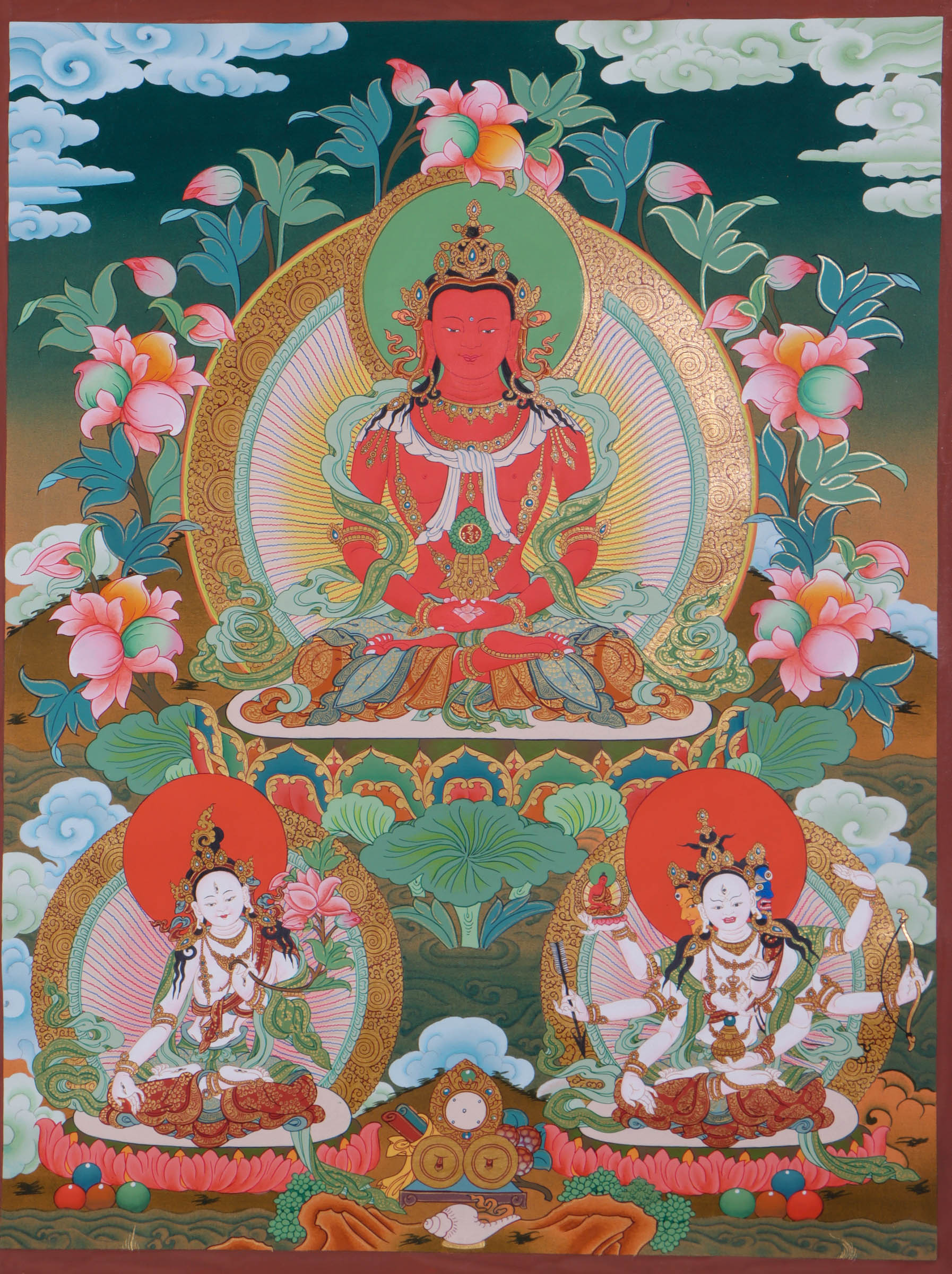 Amityus Thangka Painting - Lucky Thanka