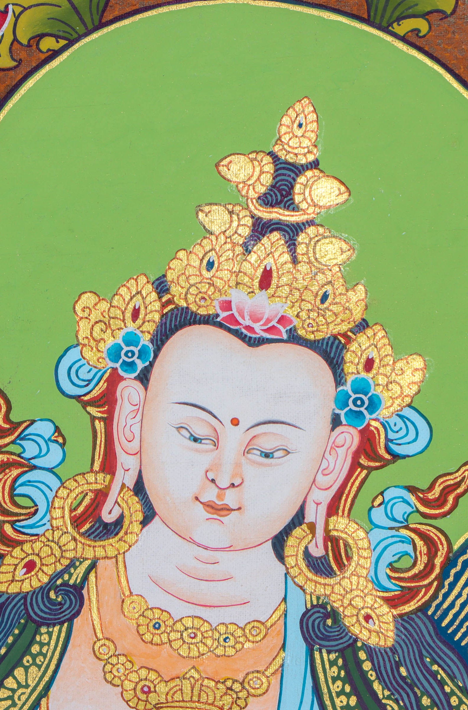 Vajrasattva Thangka of purification - Lucky Thanka