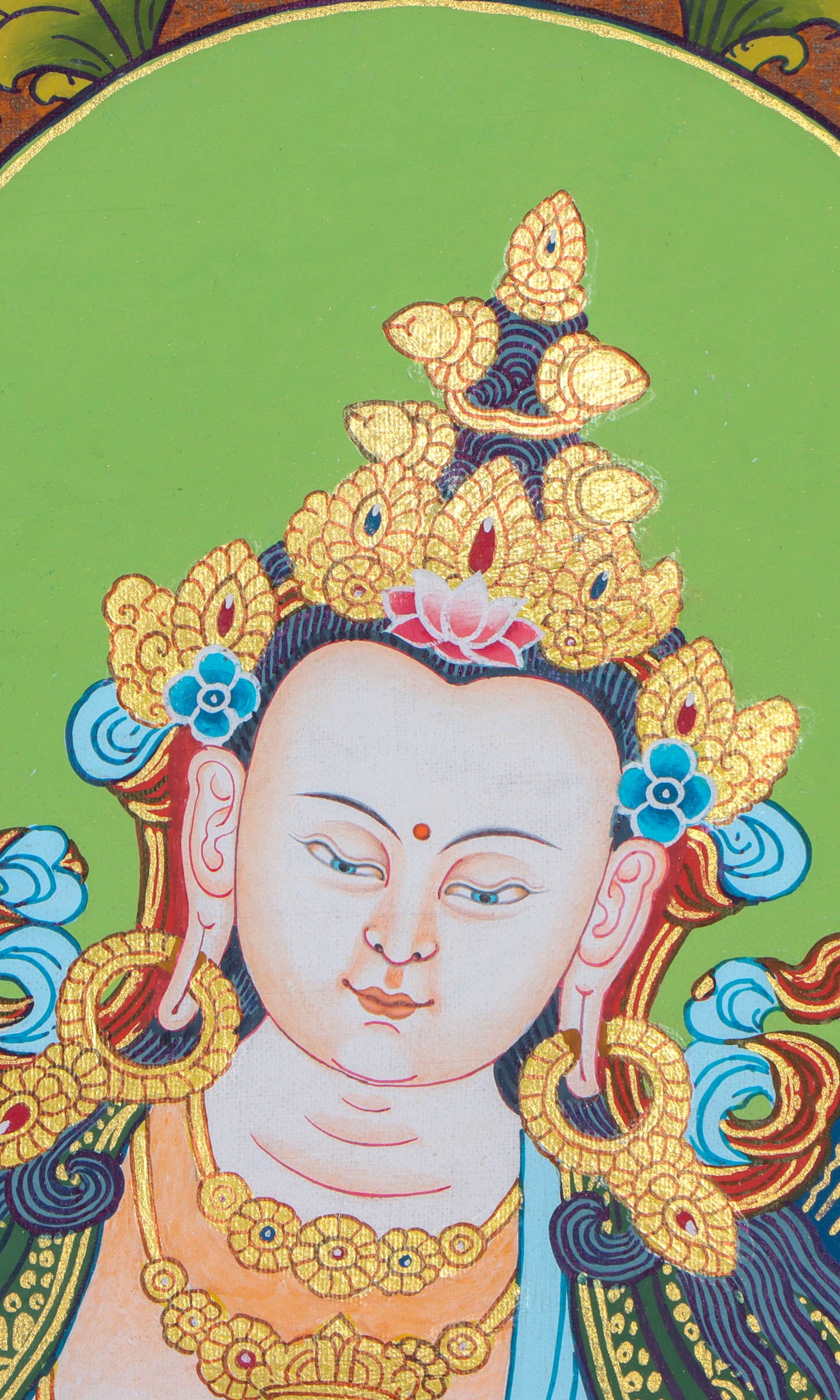Vajrasattva Thangka of purification - Lucky Thanka
