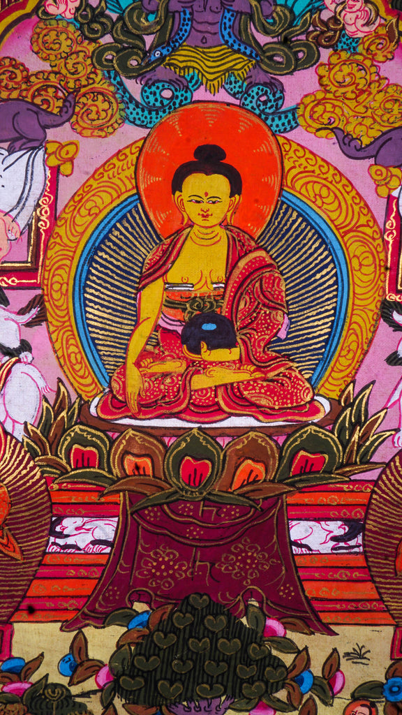 Buddha Life Painting Thangka - Lucky Thanka