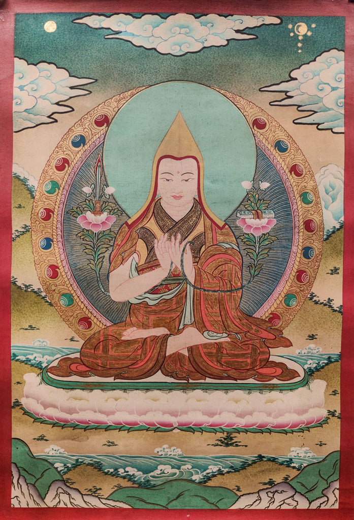 Tsongkhapa Thangka - Lucky Thanka
