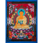 Om Muni Muni Mahamuni Shakyaminu Soha, Shakyamuni Buddha thangka painting - Lucky Thanka