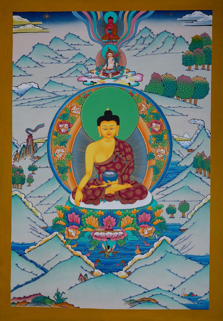 Shakyamuni Buddha Painting | Thangka - Lucky Thanka
