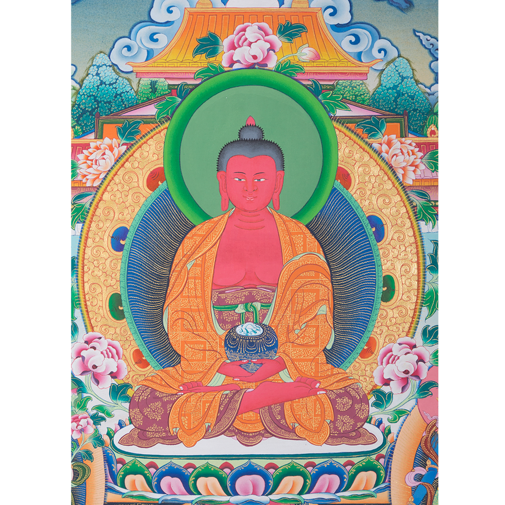 Amitabha Buddha Thangka painting - Lucky Thanka