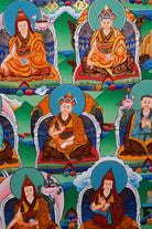 Guru Rinpoche Handmade Thangka - Best handpainted thangka painting - LuckyThanka