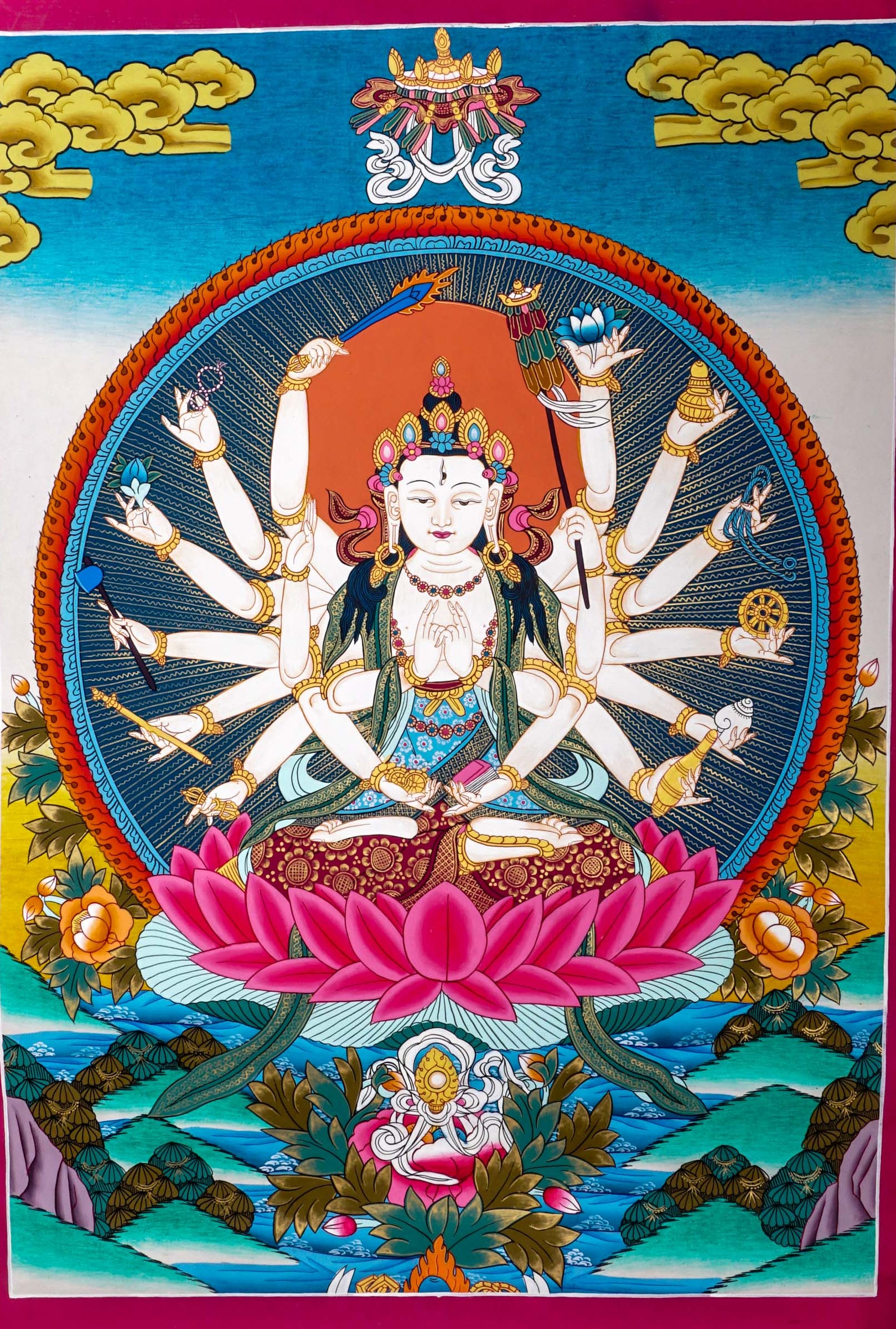 Mother of all Buddha - CUNDI - Lucky Thanka