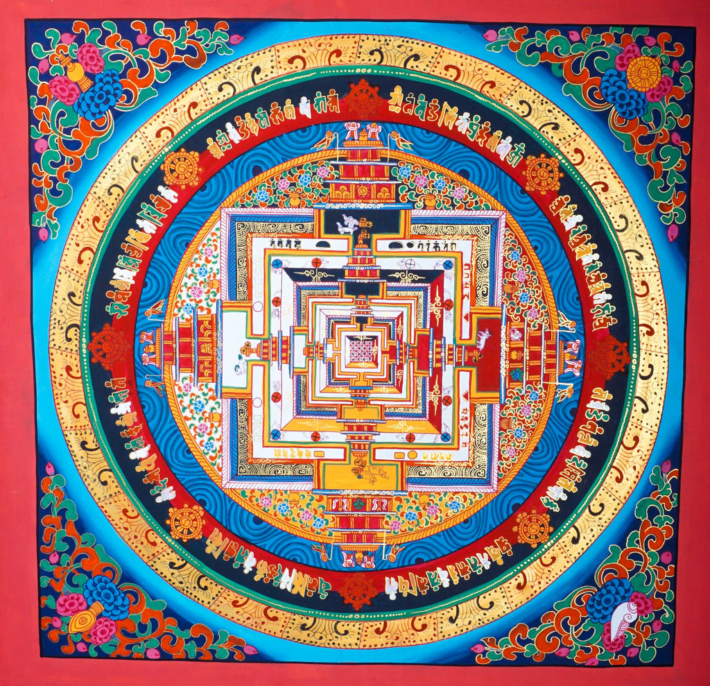 Unique Kalchakra Mandala - Lucky Thanka