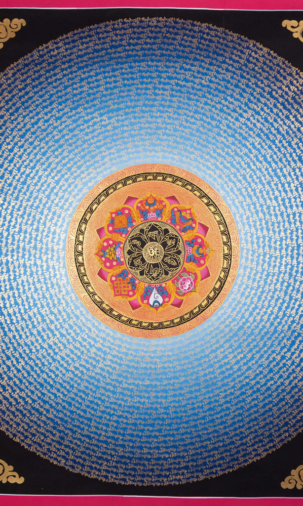 8 Auspicious Mandala High quality Tibetan Thangka Painting - Lucky Thanka