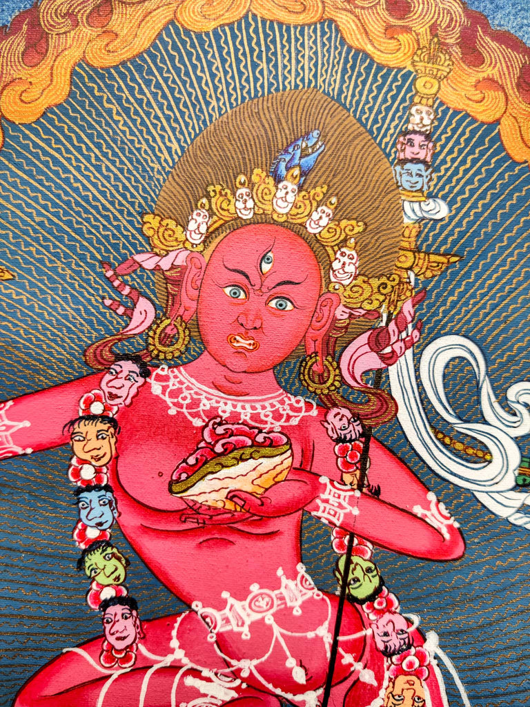 Dorje Phamo Painting - Lucky Thanka