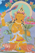 Beautiful One pcs Manjushri Thangka - Lucky Thanka