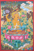 Manjushri the wisdom Boddhisattva Thangka painting 